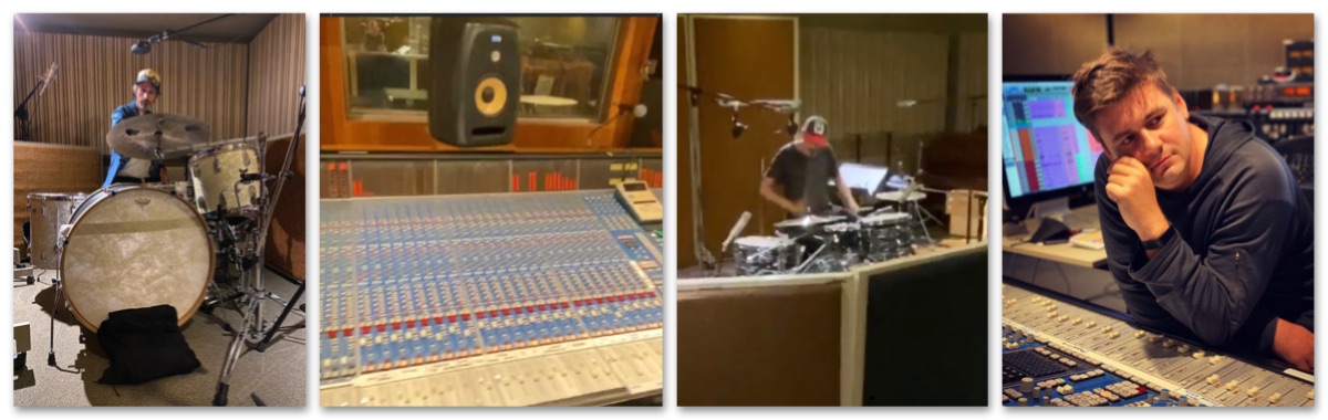 ALEX REEVES Drum Session at Hansa Studio 1